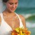 bride beach wedding