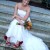 bride on steps