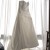 brides dress in window