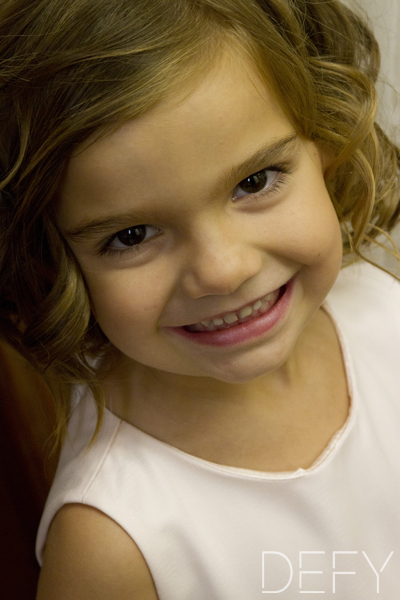 flower girl close up