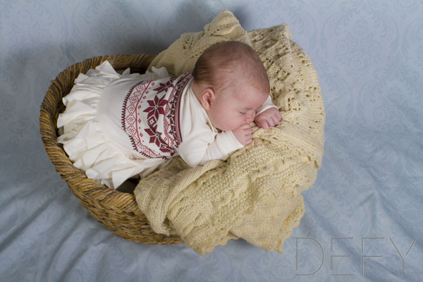 antique baby basket