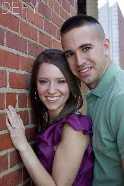 Ring on brick wall