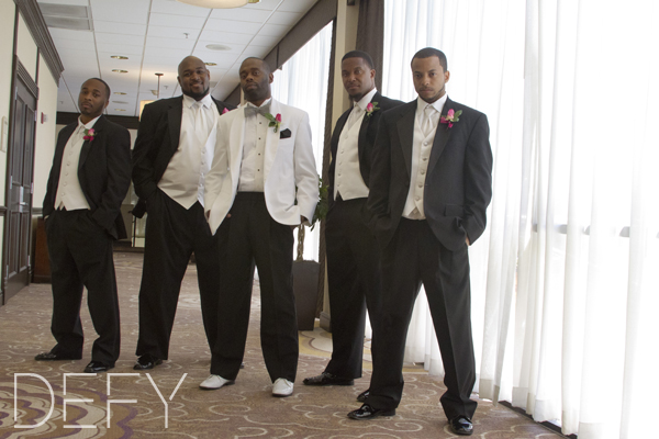 groom and his boys