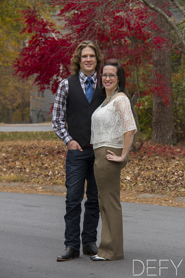 red tree full length