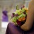 Bridesmaid holding bouquet
