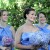 Bridesmaids smiling